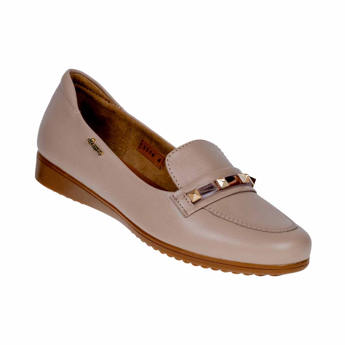 Zapato Casual Calzado Dama Vicenza 4318 NUDE 22 PIEL MILAN